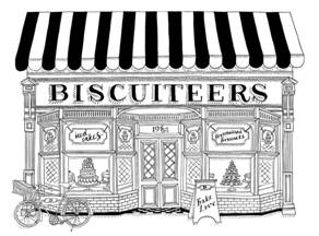 open packet of biscuit drawing