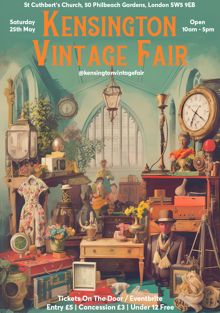 Kensington Vintage Fair, 25th May 2024